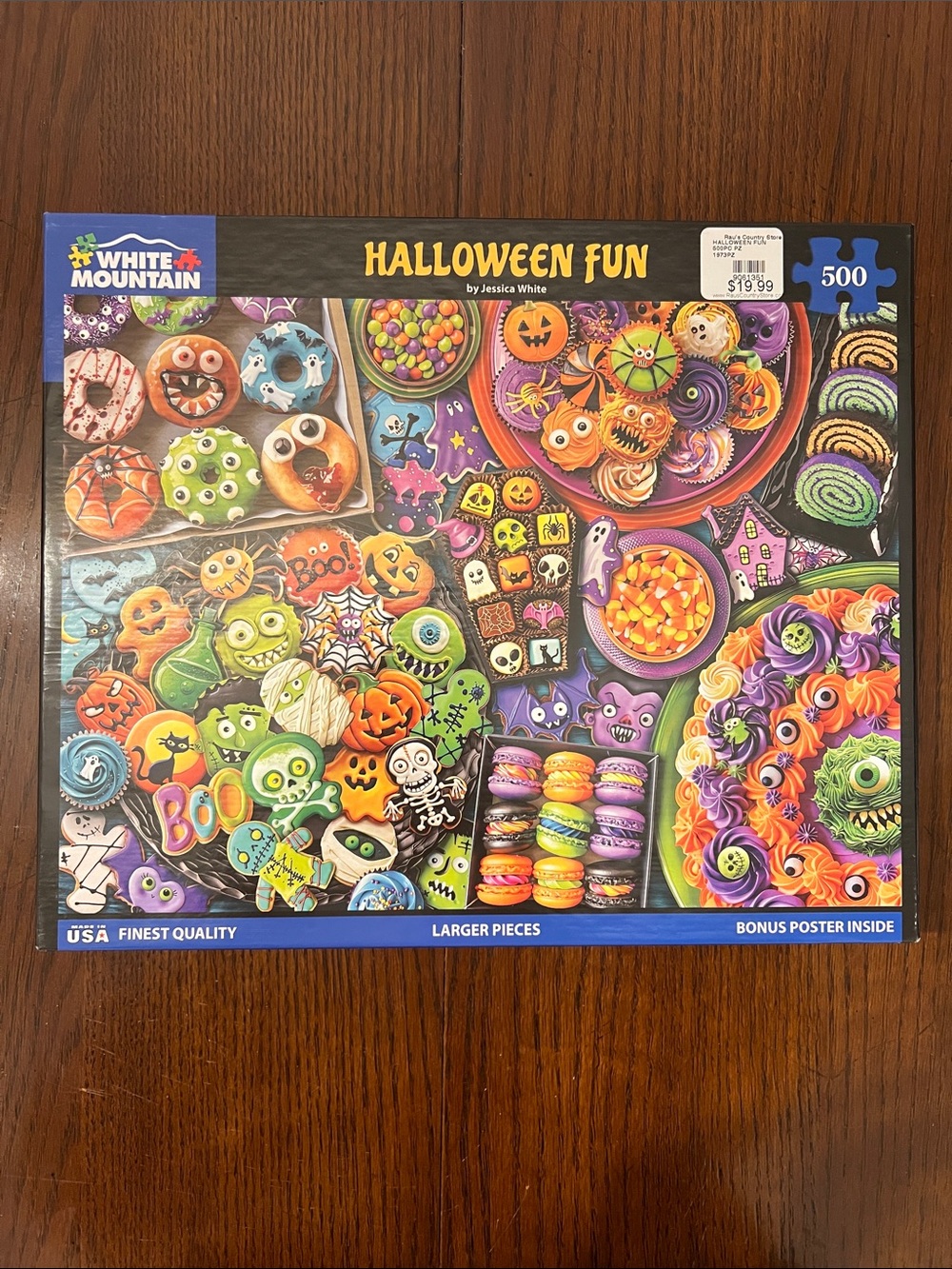 White Mountain Halloween Fun 500 Pc Puzzle